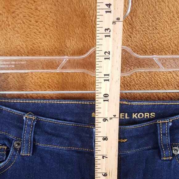 MICHAEL KORS Womens Jeans Size 4 Medium Wash Skinny Crop Stretch Denim - Picture 6 of 8